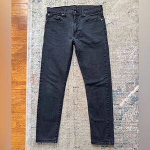 Levi's | Men’s 512 Slim Taper Stretch Faded Black Jeans